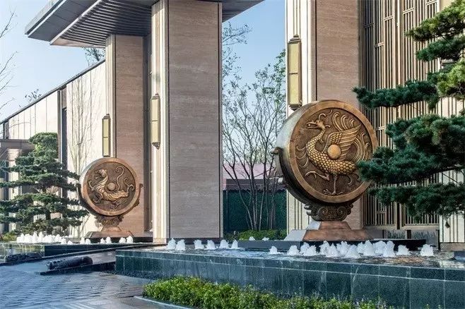 100個(gè)新中式入口，中國(guó)新中式建筑的精髓