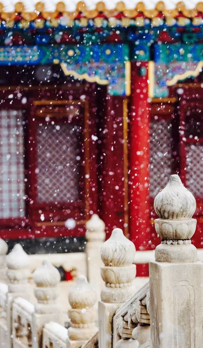 最美中國古建筑：紫禁城下雪了！