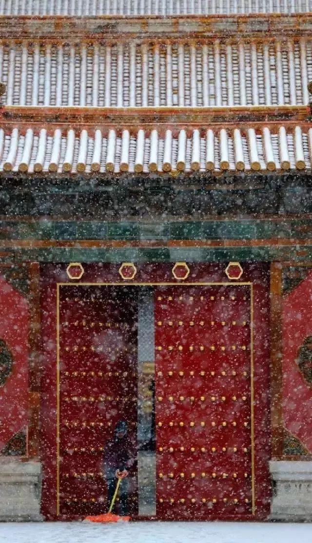 最美中國古建筑：紫禁城下雪了！