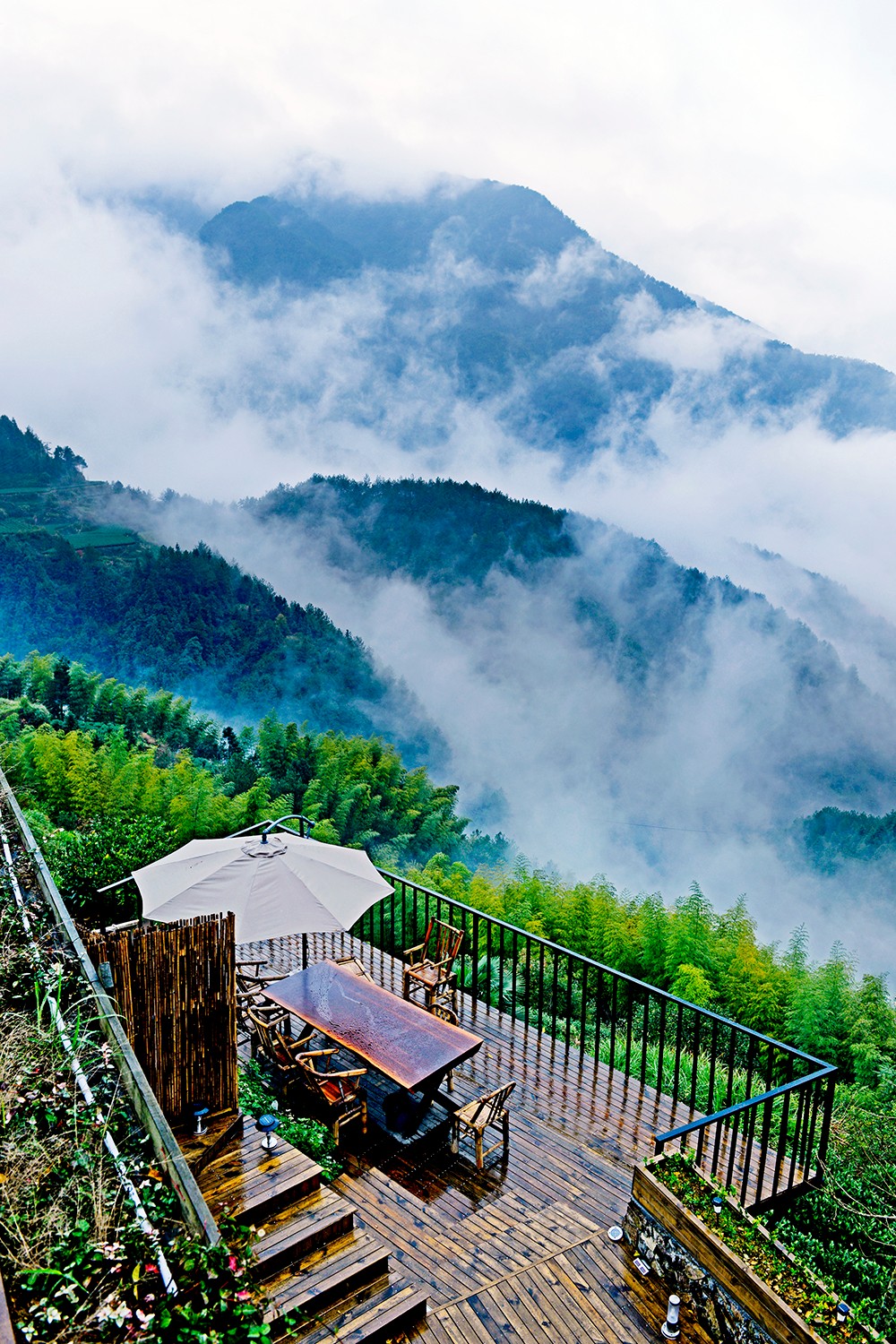 過云山居·長丘田，躺在浴缸里摘朵云