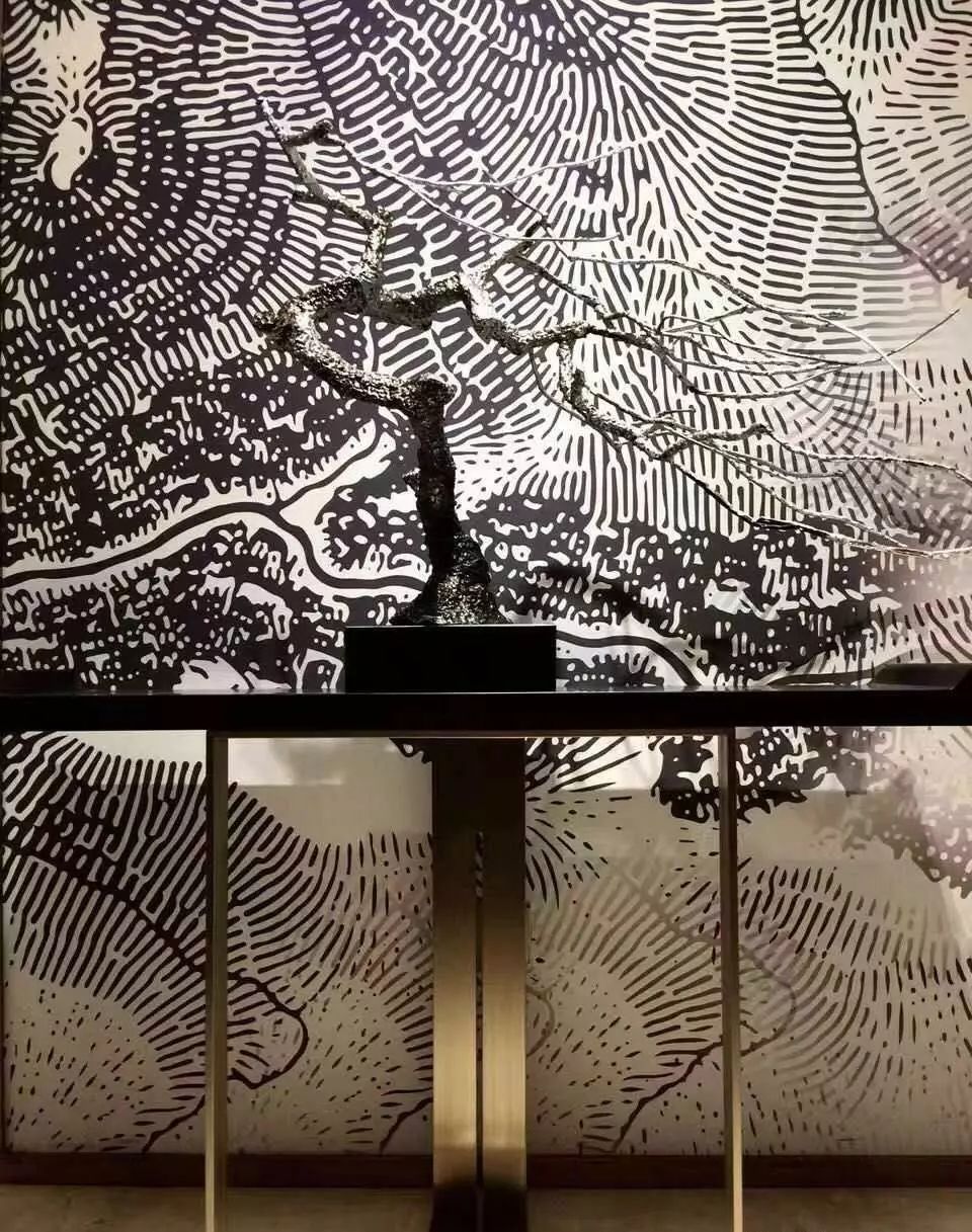 新中式玄關(guān)，推開門就讓人驚艷到心!
