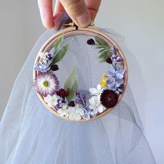 手工刺繡藝術(shù)：Olga Prinku 鮮花刺繡