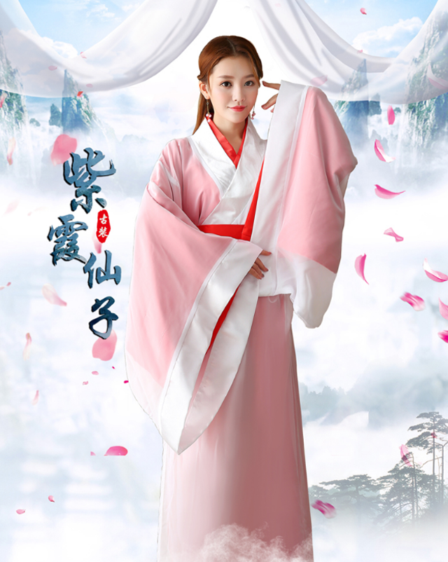 大話西游紫霞仙子中國(guó)風(fēng)古裝女俠漢服