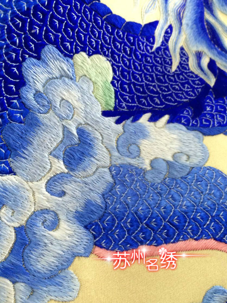 蘇繡旗袍手工刺繡