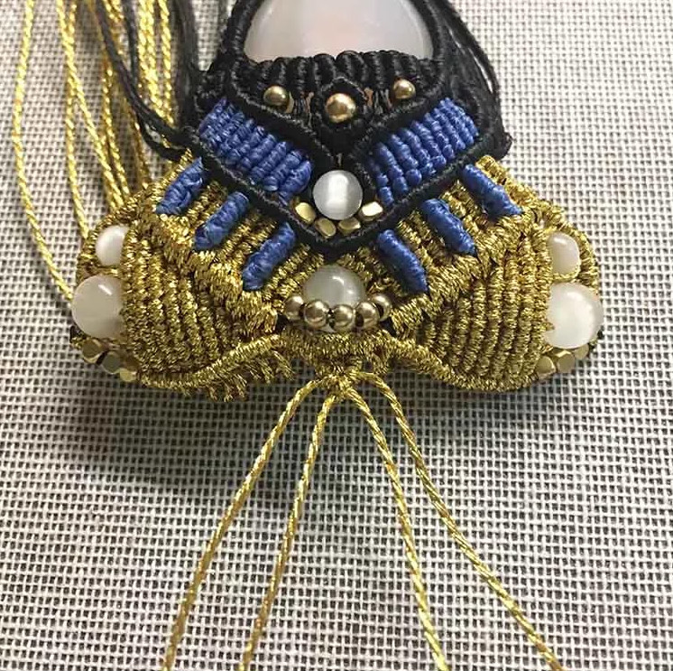 超細致的手工編織制作作品中國風臉譜刀馬旦伶