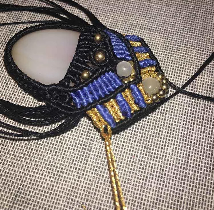 超細致的手工編織制作作品中國風臉譜刀馬旦伶