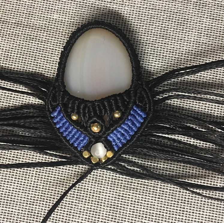 超細致的手工編織制作作品中國風臉譜刀馬旦伶