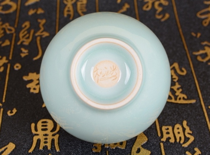 龍泉窯青瓷瓷杯、瓷碗欣賞