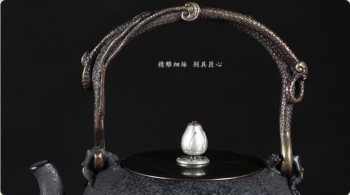 日本鐵壺純手工鑲銀茶壺，日本鐵壺歷史