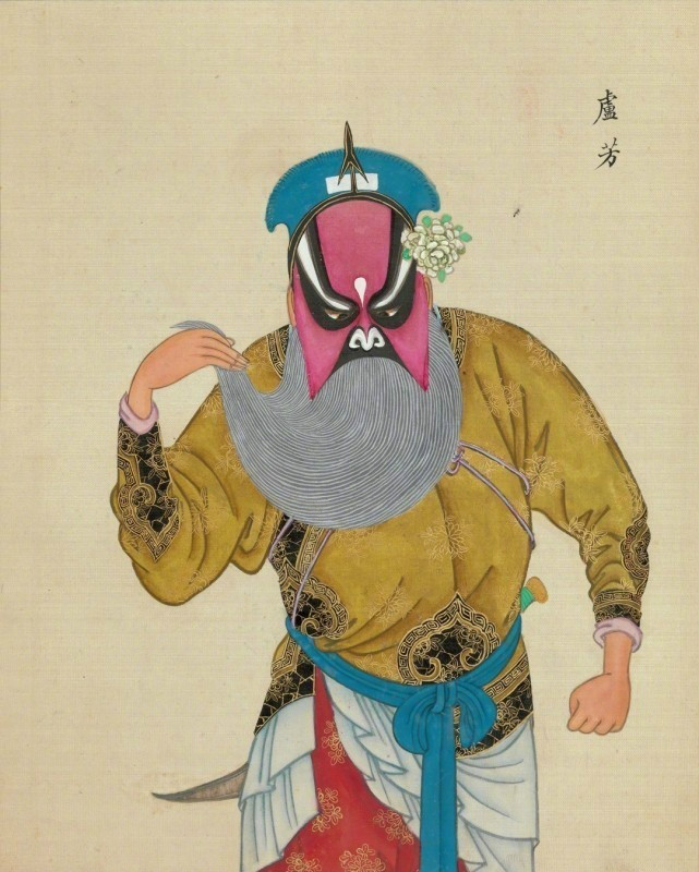 中國(guó)京劇藝術(shù)插畫(huà)：九款清朝京劇人物肖像