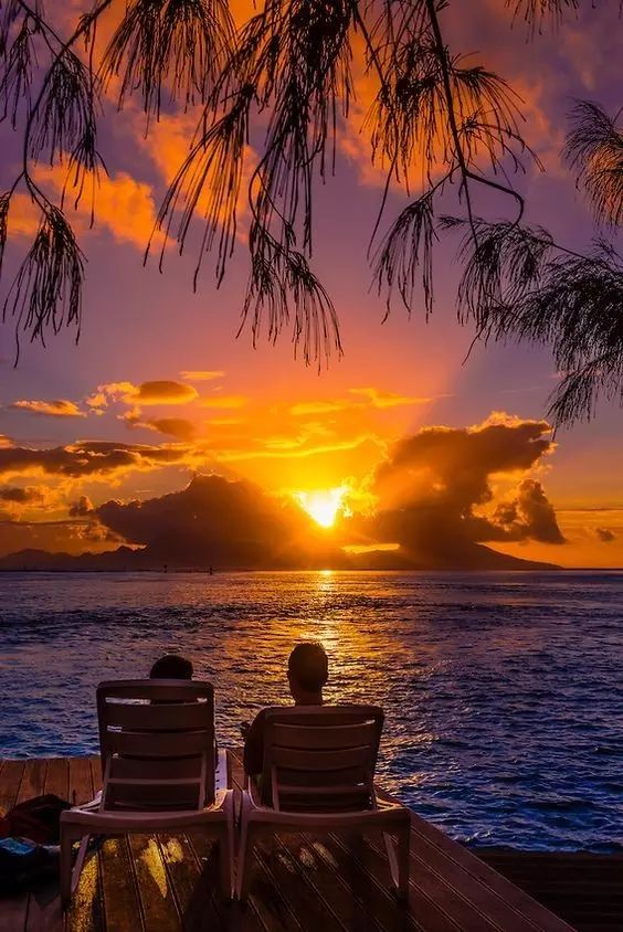 美到骨子里的夕陽風(fēng)景：青山依舊在，幾度夕陽
