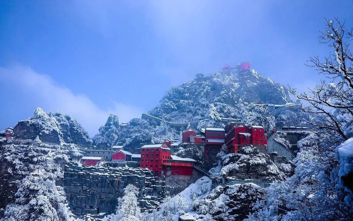 武當(dāng)山雪景攝影：雪后武當(dāng)是仙山