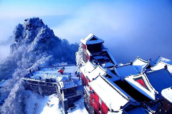 武當(dāng)山雪景攝影：雪后武當(dāng)是仙山