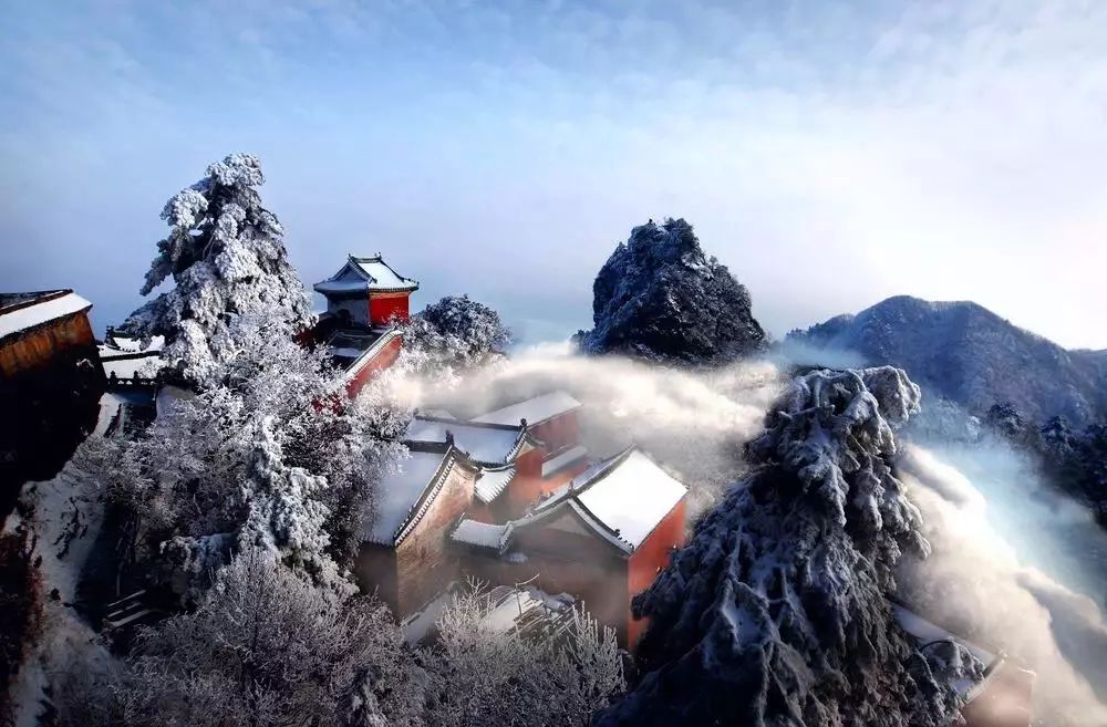 武當(dāng)山雪景攝影：雪后武當(dāng)是仙山