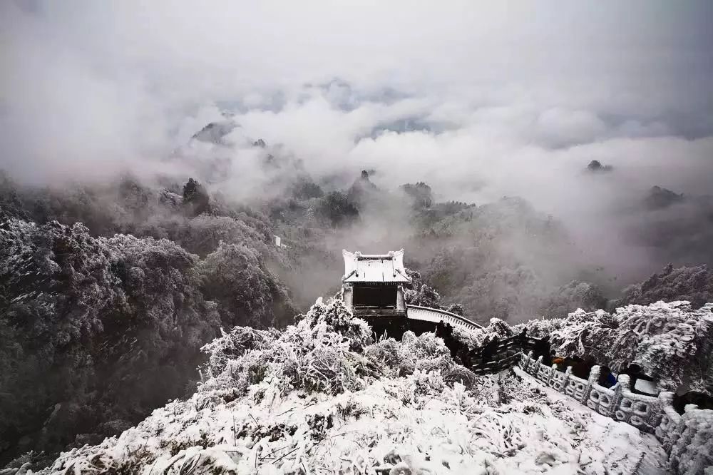 武當(dāng)山雪景攝影：雪后武當(dāng)是仙山