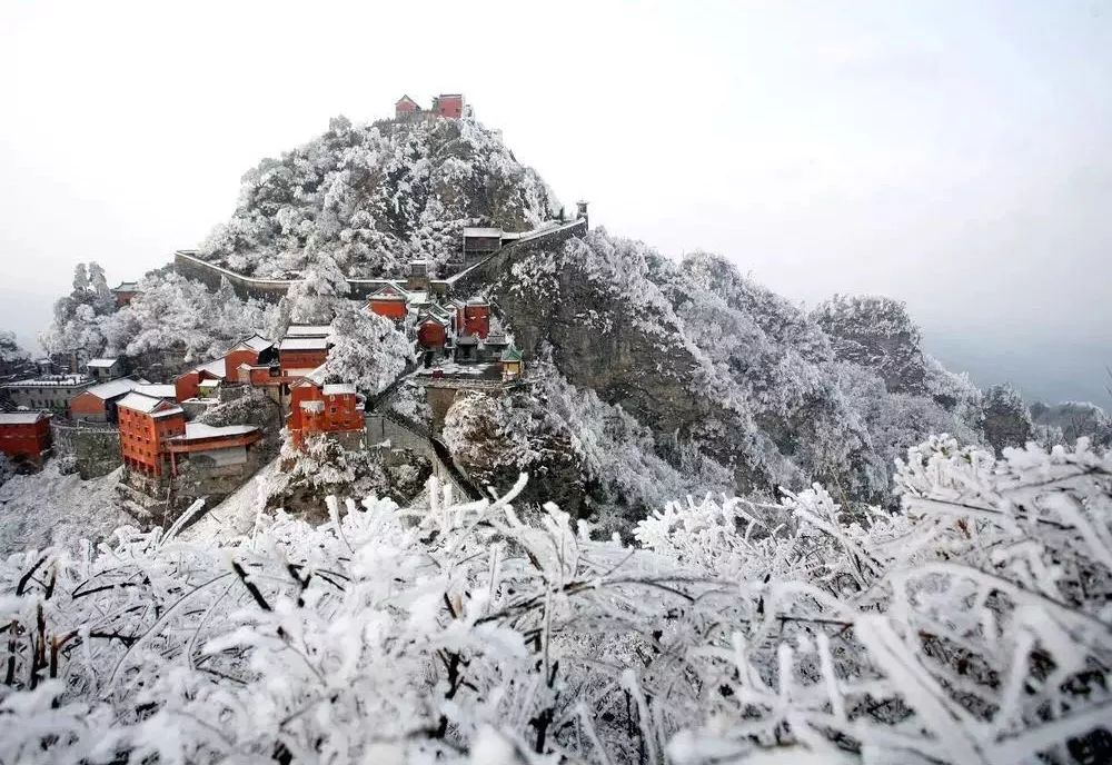 武當(dāng)山雪景攝影：雪后武當(dāng)是仙山