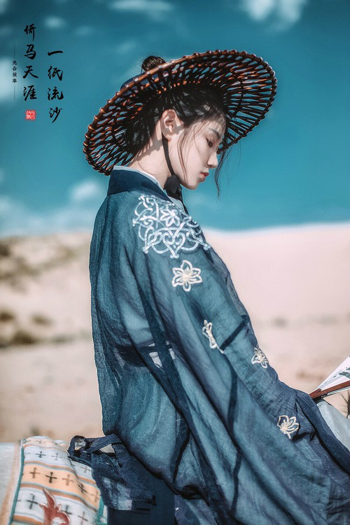 一紙流沙·倚馬天涯，古裝人像攝影