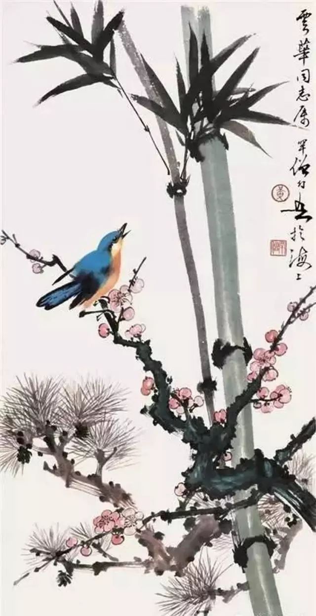 中國國畫藝術(shù)：絕美花鳥國畫圖片