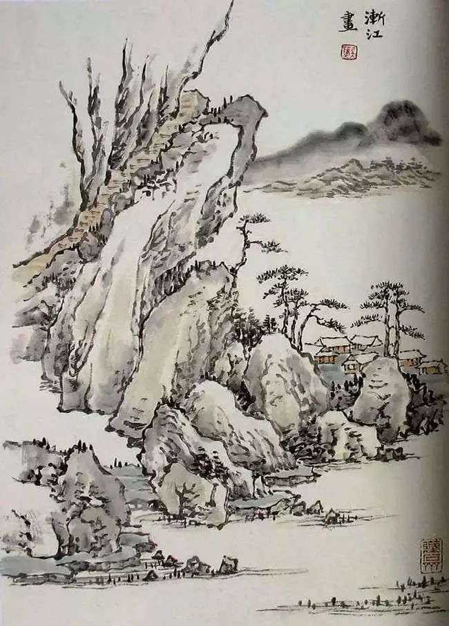 《芥子園畫譜》山水集合，精選賞析！
