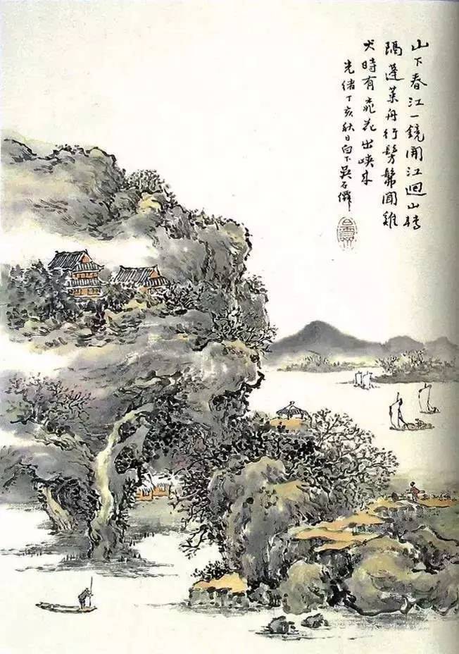 《芥子園畫譜》山水集合，精選賞析！
