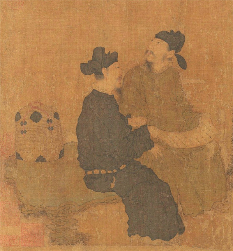  南宋《琉璃堂人物圖》國(guó)畫(huà)欣賞