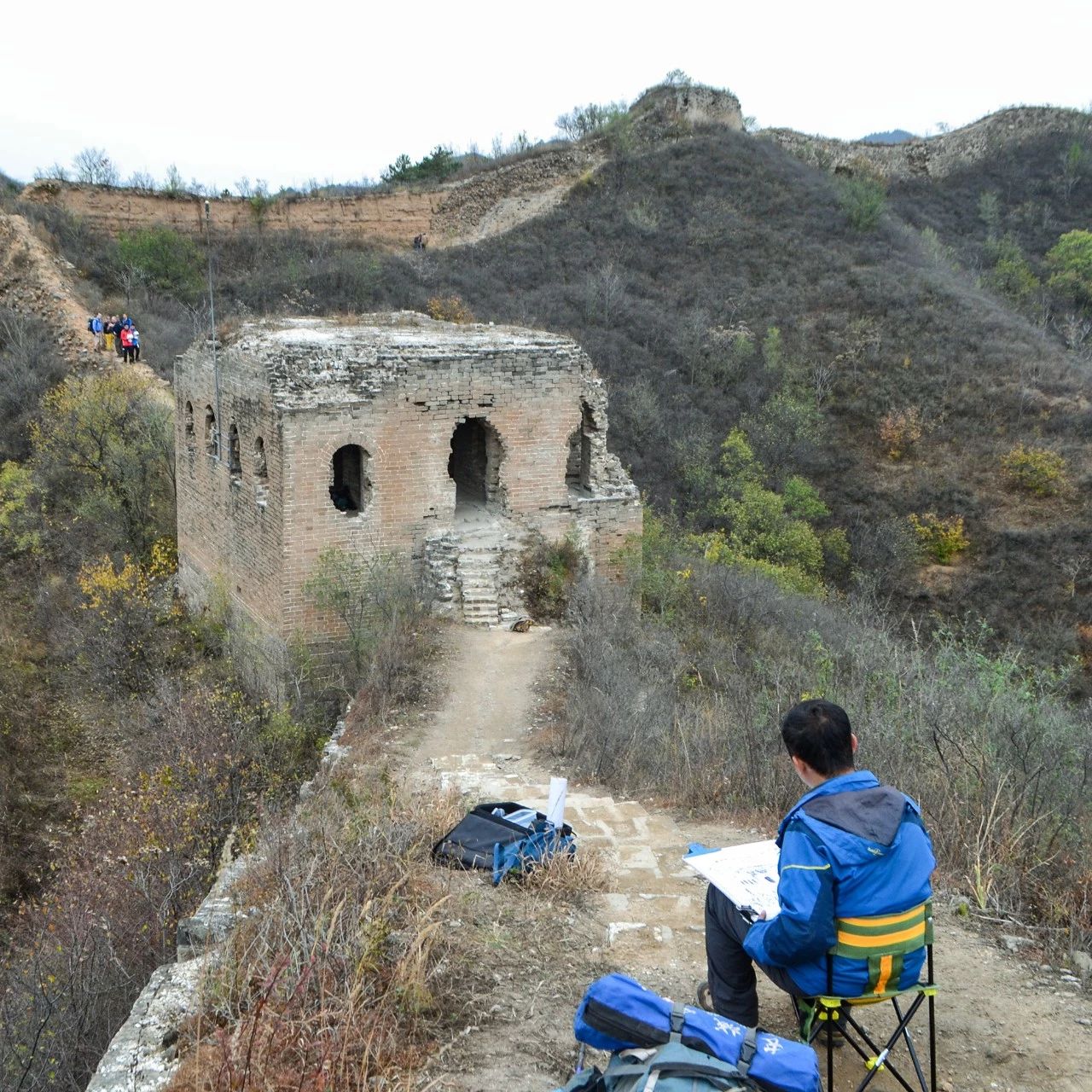 用繪畫記錄寺廟建筑：愛上了山西的古建筑