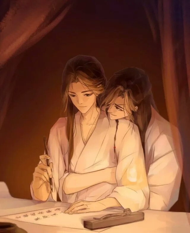 《天官賜福》古風(fēng)圖集(23張），花城好帥呀！