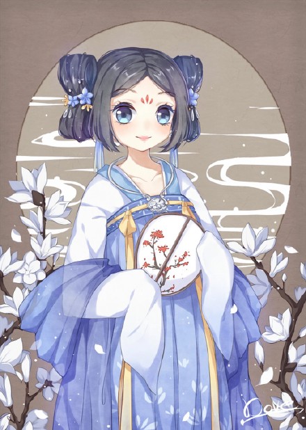 可愛古風女子圖集，超萌的古風圖片