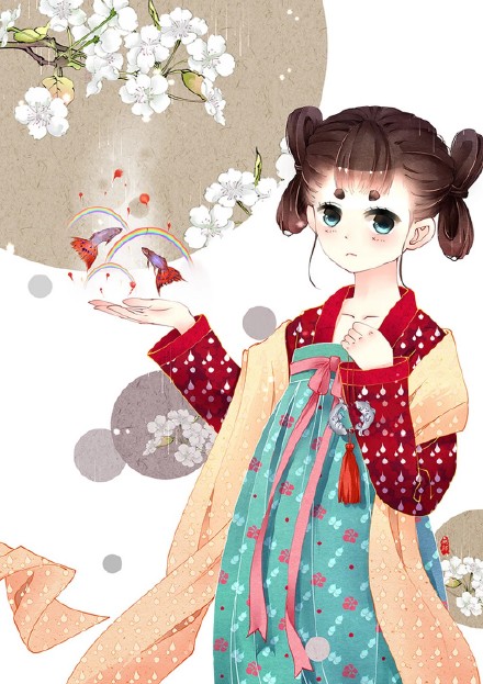 可愛古風女子圖集，超萌的古風圖片