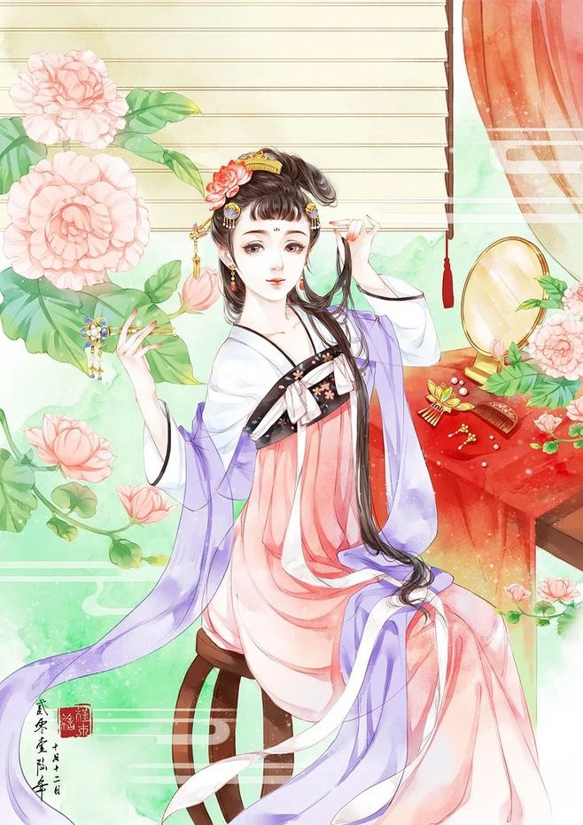 超美古風(fēng)女子圖集(38張)，高清古風(fēng)圖片欣賞