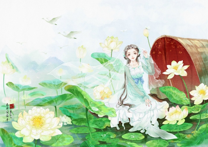 超美古風(fēng)女子圖集(38張)，高清古風(fēng)圖片欣賞