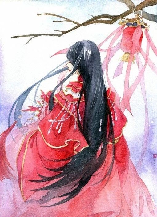 13款驚艷紅衣古風(fēng)圖片，唯美意境圖片!