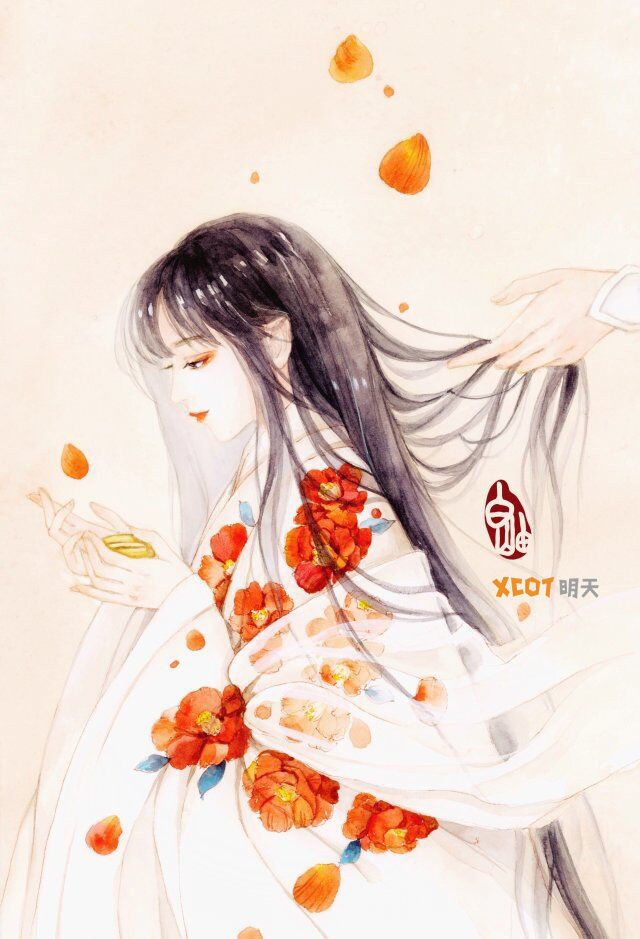 十款唯美古風(fēng)圖片：一組古風(fēng)女子插畫(huà)