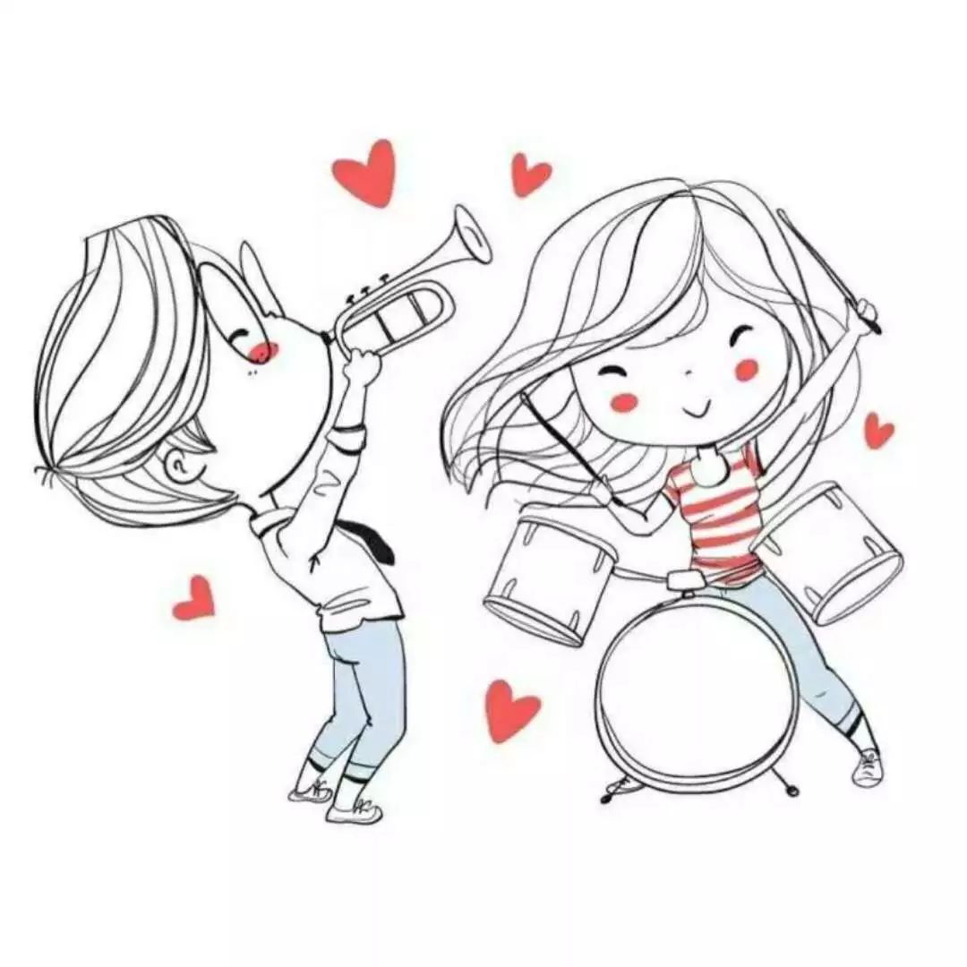 一組清新萌系簡筆插畫：萌動你的心靈！