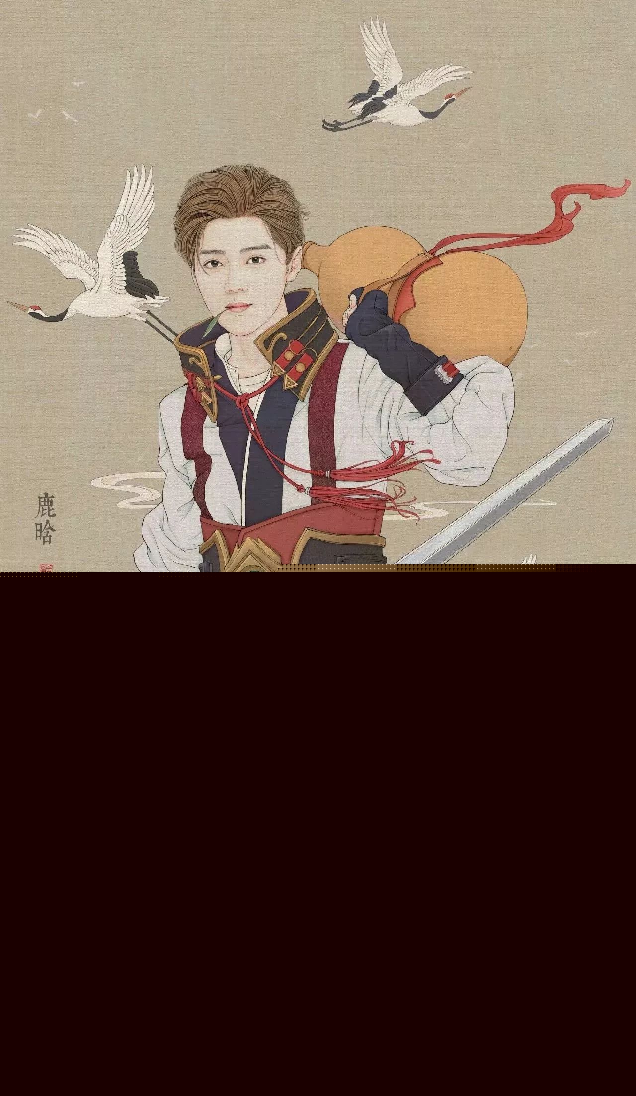 驚艷手繪插畫：古風(fēng)線條畫出女子極致的美