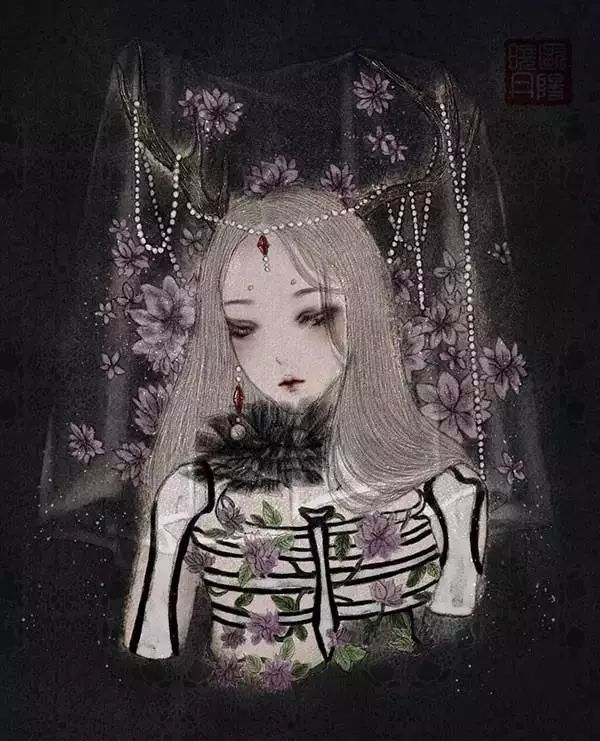 自帶仙氣的手繪插畫(huà)，古典與現(xiàn)代的巧妙結(jié)合