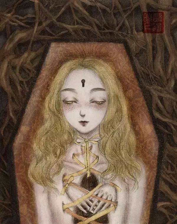 自帶仙氣的手繪插畫(huà)，古典與現(xiàn)代的巧妙結(jié)合