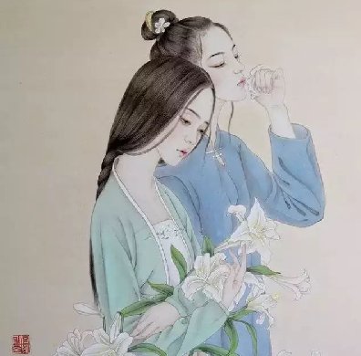 古風(fēng)詩意手繪插畫：一場風(fēng)花雪月任飄搖美！