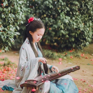 夢花期小清新女生頭像，唯美古風(fēng)真人頭像