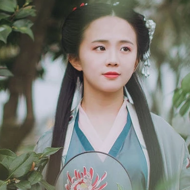 夢花期小清新女生頭像，唯美古風(fēng)真人頭像