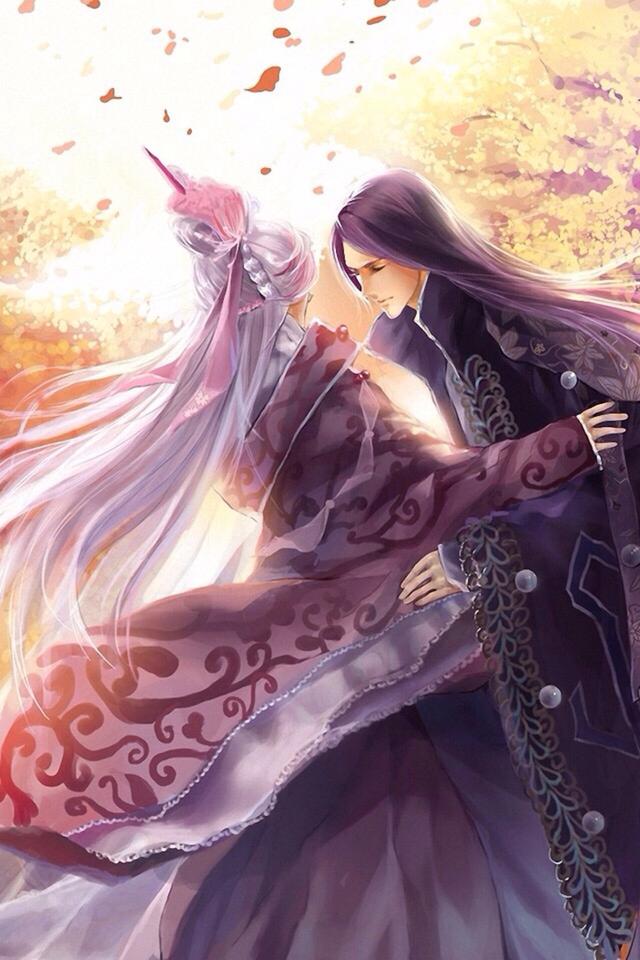 唯美古風(fēng)動(dòng)漫圖片：愛已無言，情已無聲