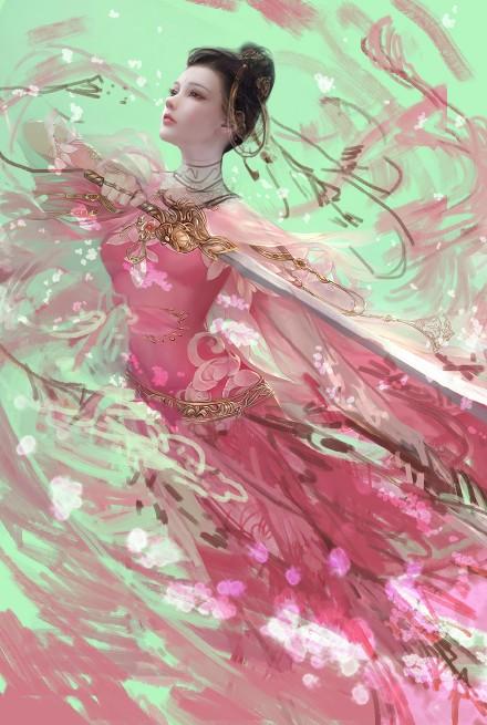 唯美古風(fēng)動(dòng)漫圖片：愛已無言，情已無聲