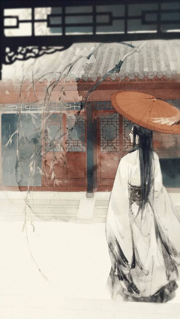 令人鼻酸的精美插畫，中國風(fēng)手繪插畫