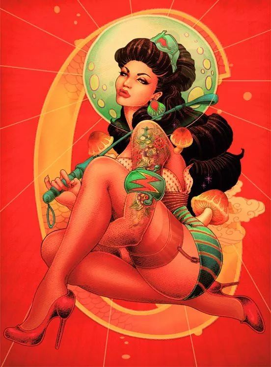 洋溢著肉欲的插畫(huà)：日本畫(huà)家筆下的東方美感！