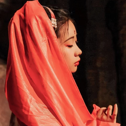 浮世年華少女頭像，唯美古風(fēng)真人頭像