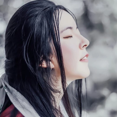冰雪柔情少女頭像，唯美古風(fēng)真人頭像
