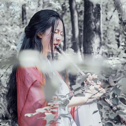冰雪柔情少女頭像，唯美古風(fēng)真人頭像