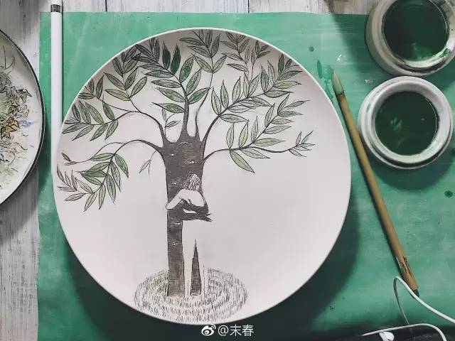 獨特中國美，最美插畫，膚如凝脂珠圓玉潤民國