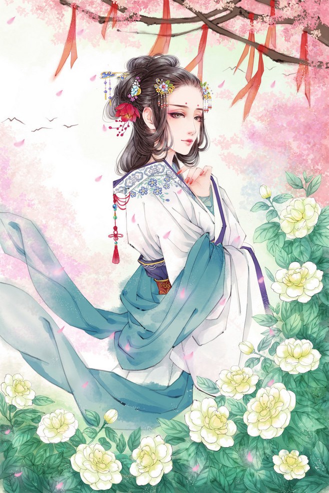 弱柳扶風(fēng)，超經(jīng)典的美女古風(fēng)圖片