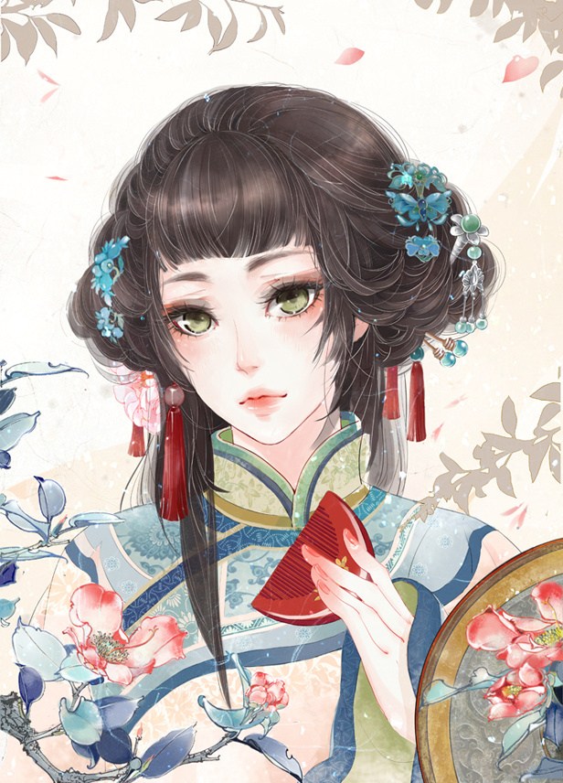 弱柳扶風(fēng)，超經(jīng)典的美女古風(fēng)圖片